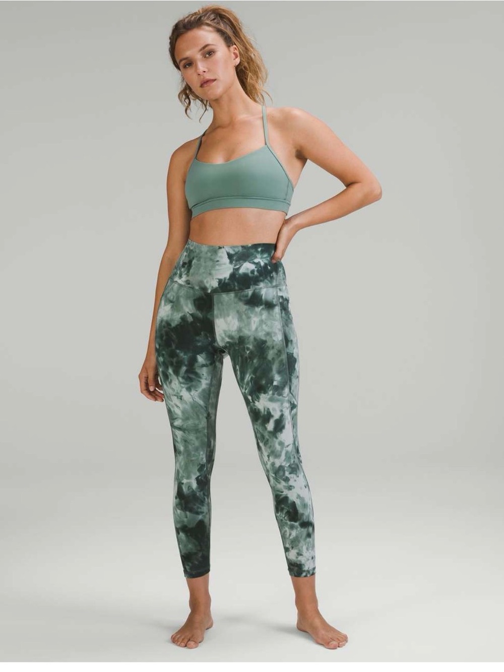 Align high waist tie-dye yoga leggings 25โ